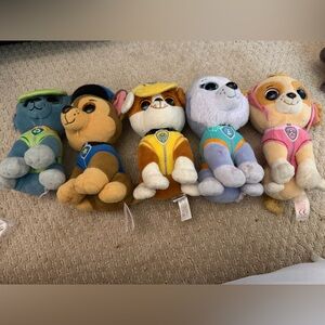 Paw Patrol Plushie Bundle (5)